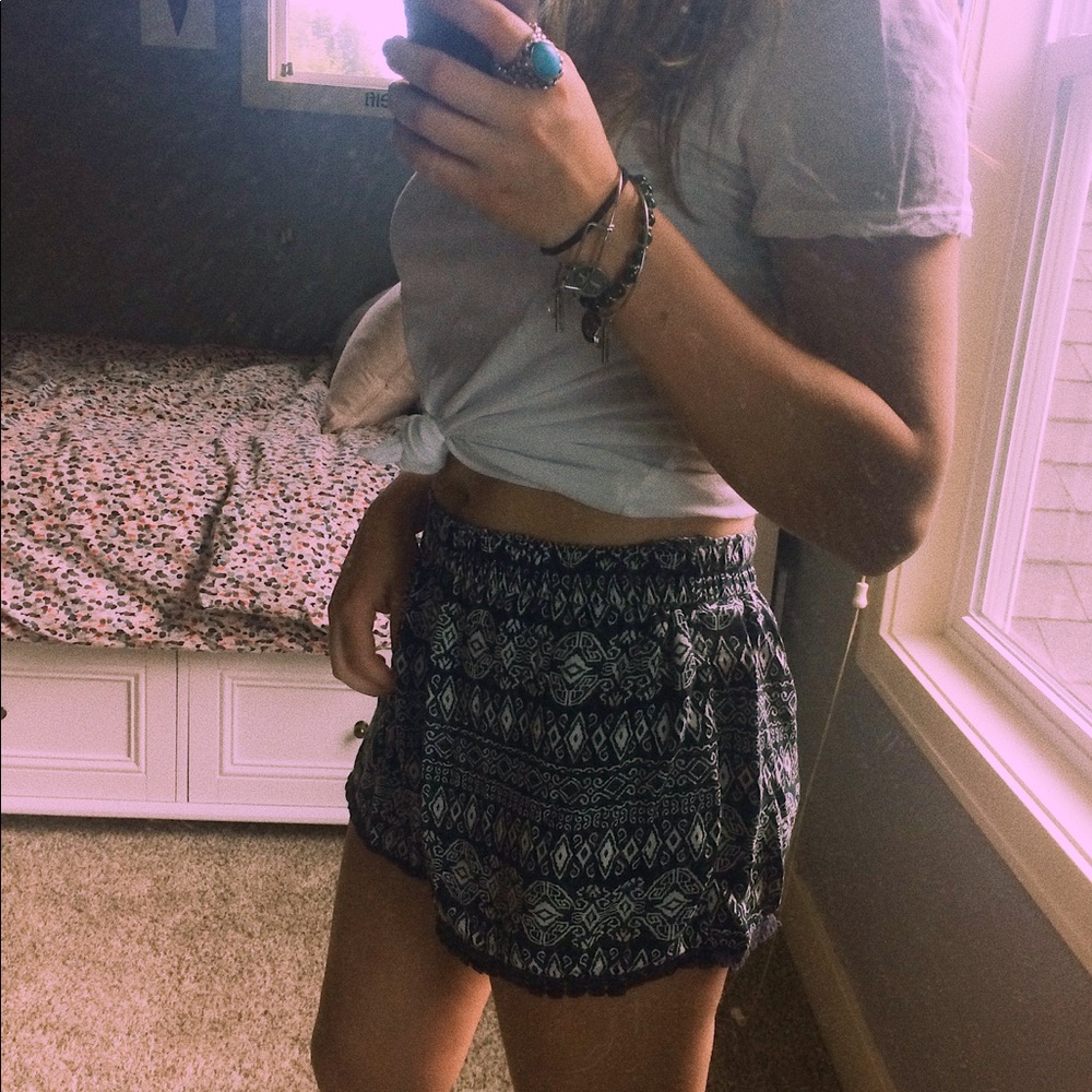 Decree Tribal Print Shorts